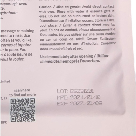 Grace & Stella Moisturizing Eye Mask for under eyes
2 packs. Pink pink pink - Picture 4 of 8